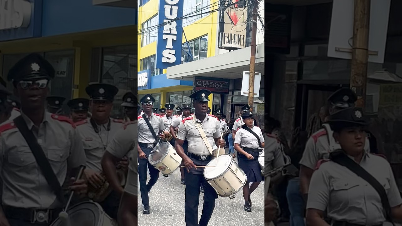 Fire department band was lit. 🔥 