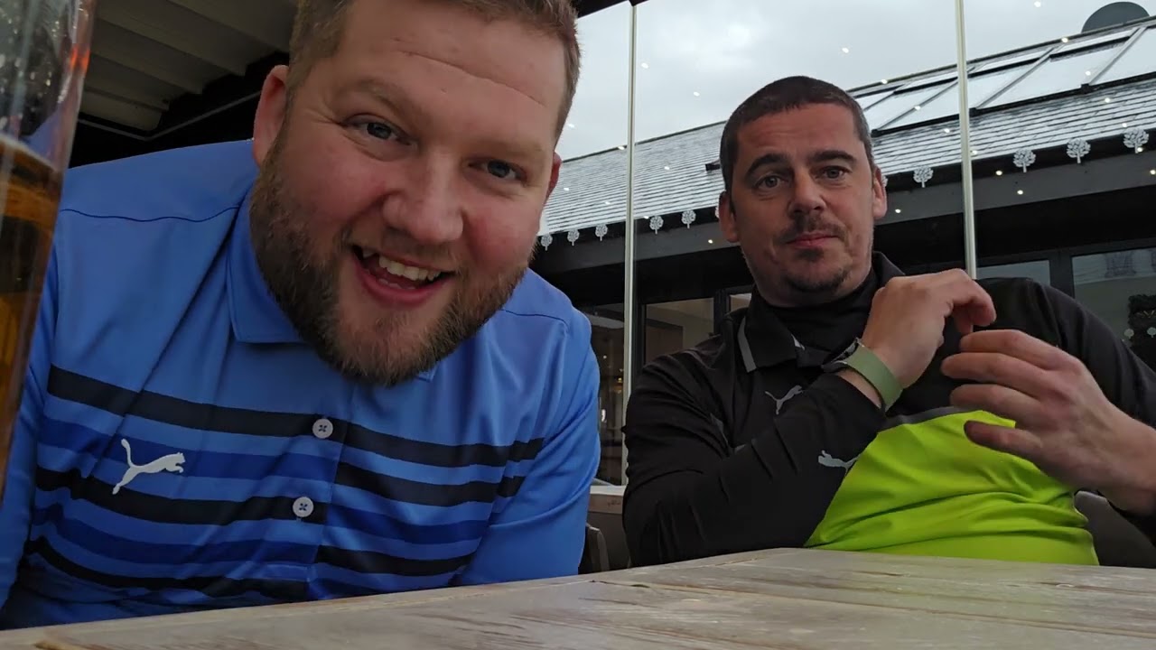 The after match chat from the break 80 @ staining Lodge Golf course