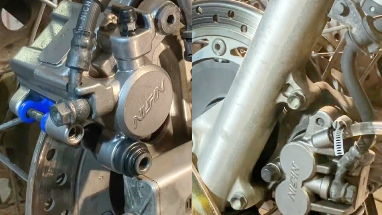 Cambio PASTIGLIE + SPURGO freno - Honda TransAlp 600v -