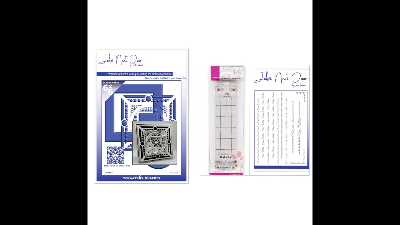 Stamping on JND487 - Using CT9023 Precision Press Stamp Block & JND507