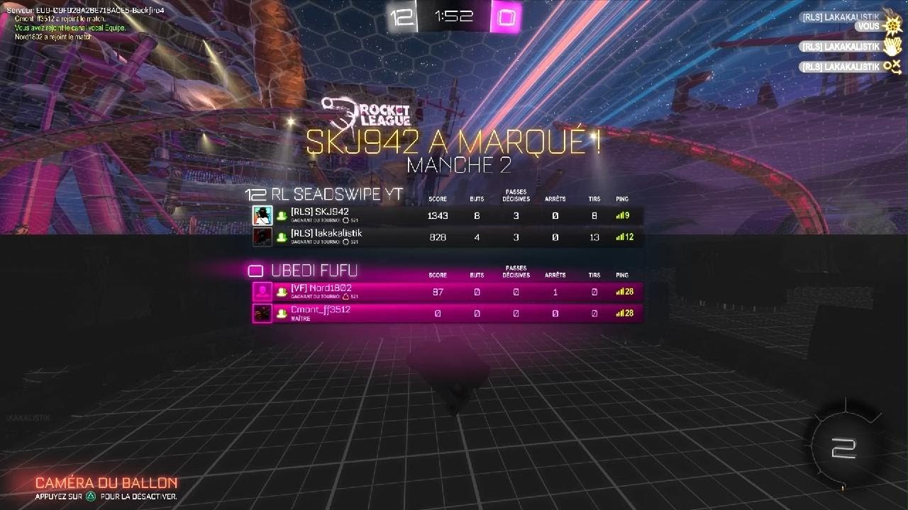 Tournoi RL avec La Seadswipe YT