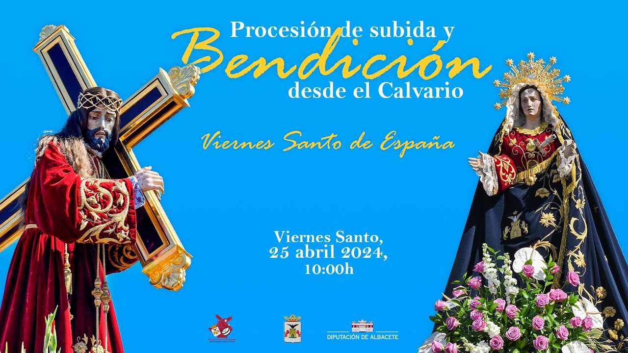 Subida al Calvario y Bendición - Viernes Santo de España - 29 marzo 2024, 10:00h - En directo