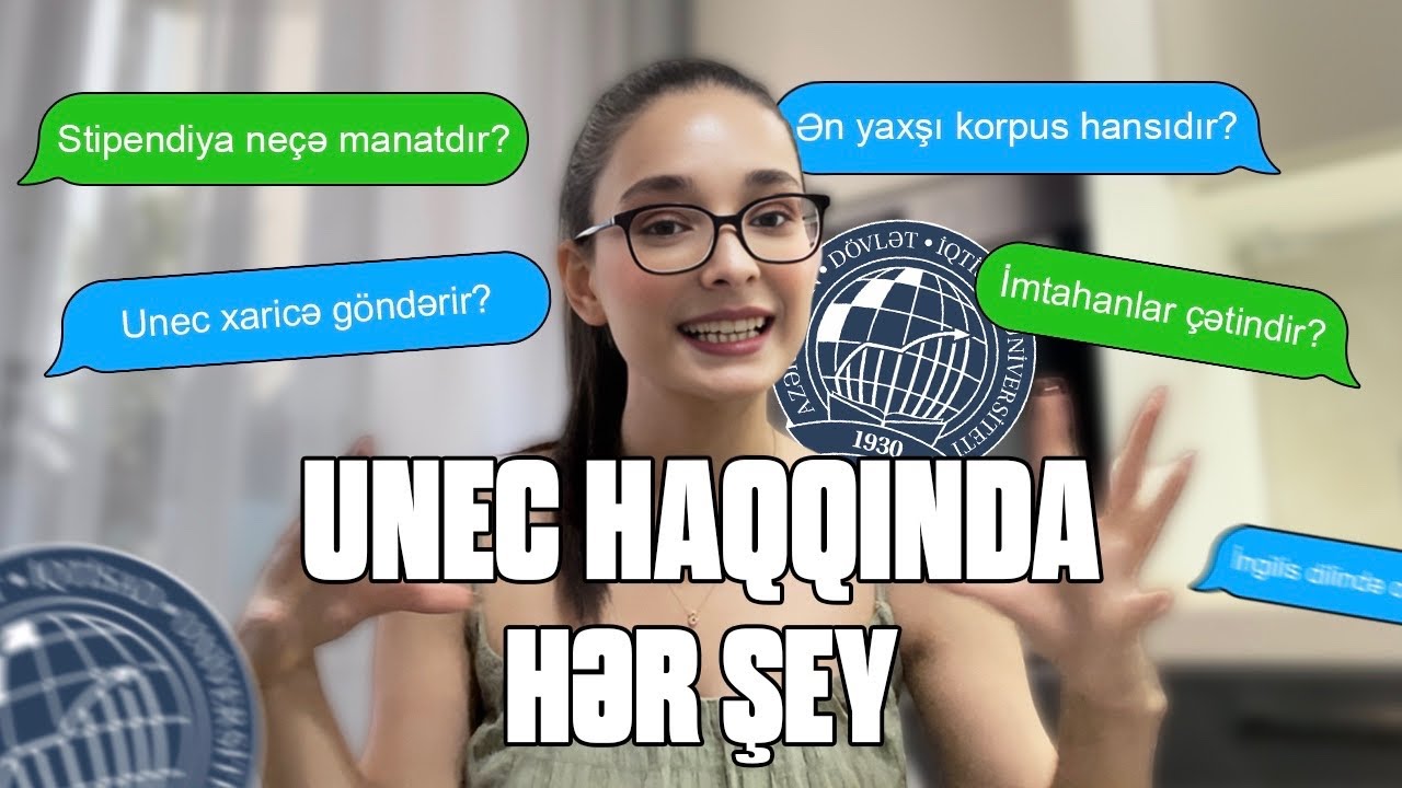 niyə UNEC? | ixtisas seçimi etməmişdən əvvəl mütləq izlə!🫵🏻🎓🙀