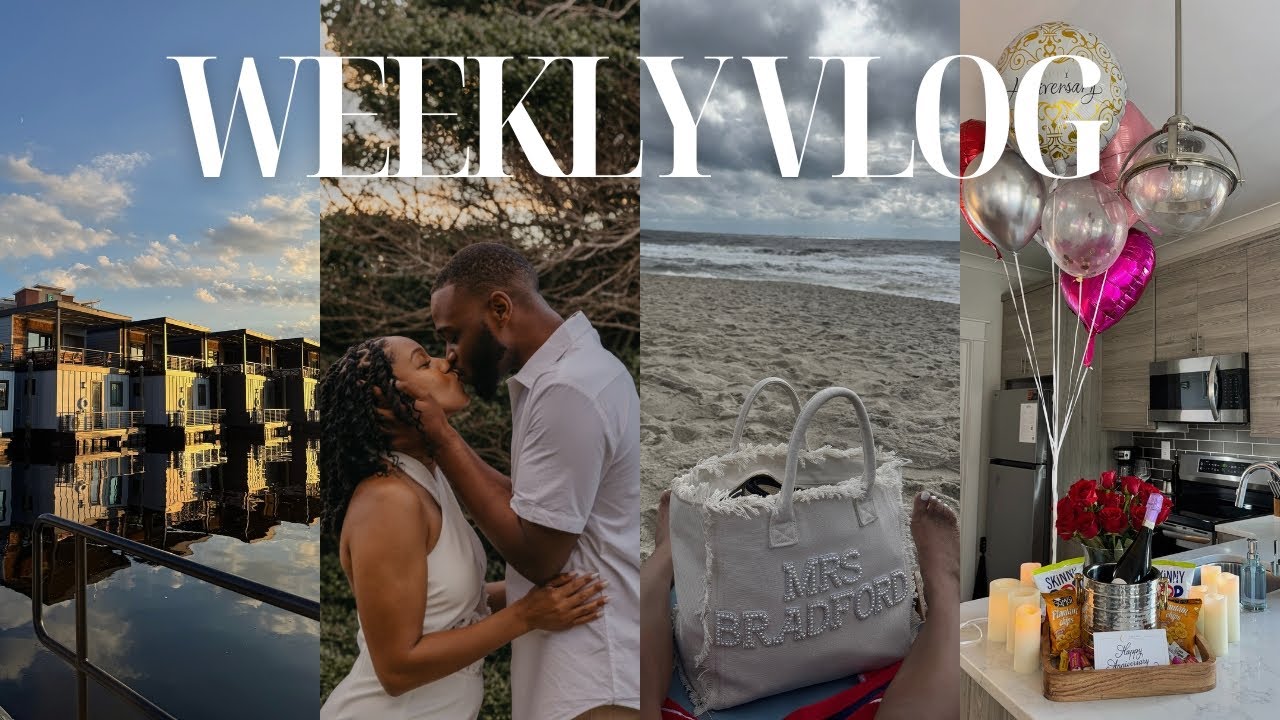 ANNIVERSARY TRIP VLOG | Wilmington, Viral Houseboat Community, Photoshoot Sneak Peek, and More