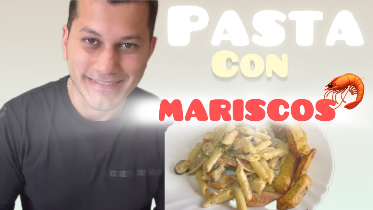 Preparando una  Pasta con MARISCOS