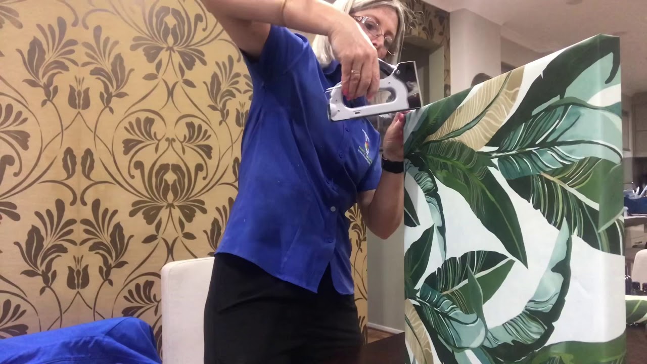 DIY How To Make A Wallpaper Canvas Wallhanging | Crockers Paint & Wallpaper Sydney