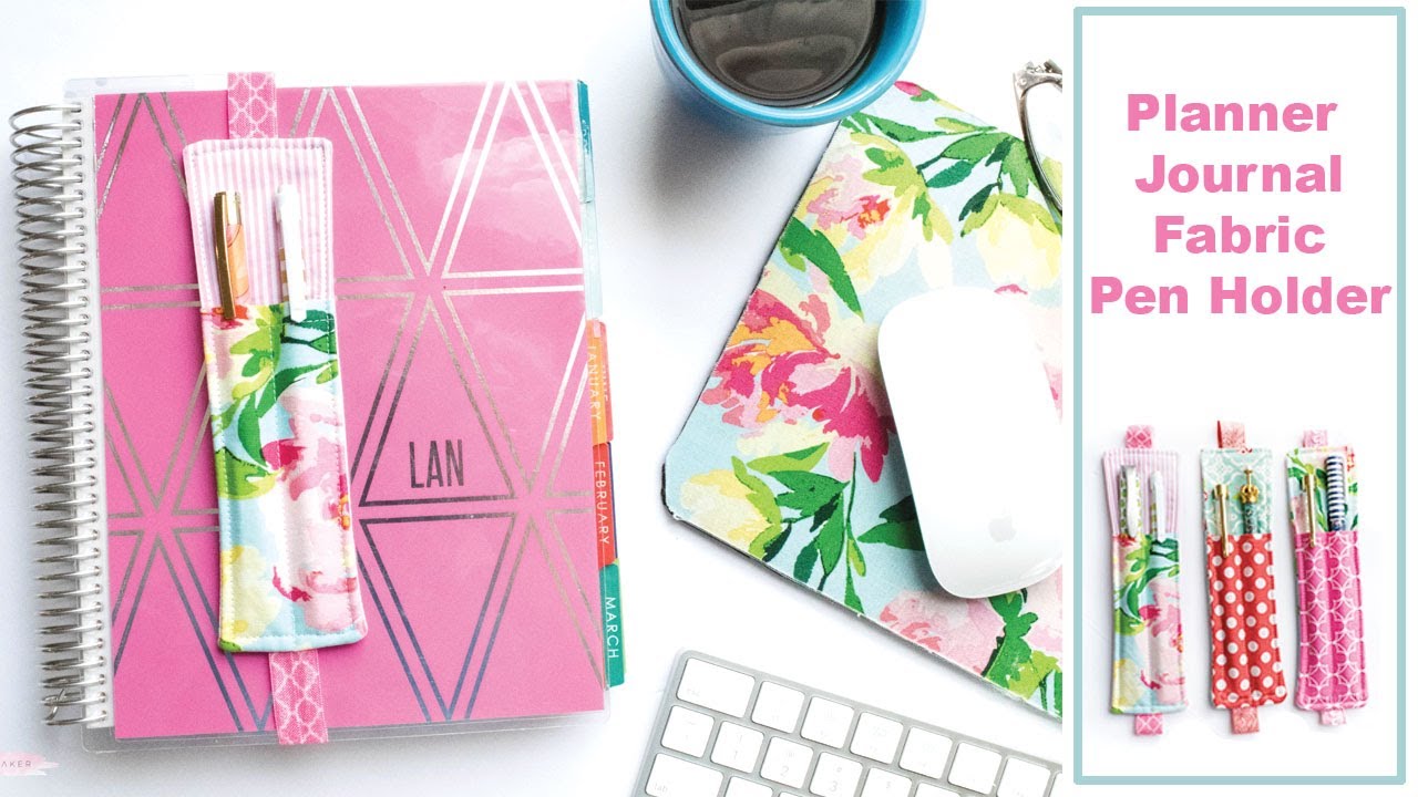 Fabric Pen Holder with Cricut Maker