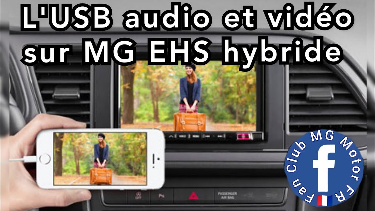 ASTUCE : Utiliser l'USB audio et vidéo + bonus pour les traits aide au stationnement sur MG EHS