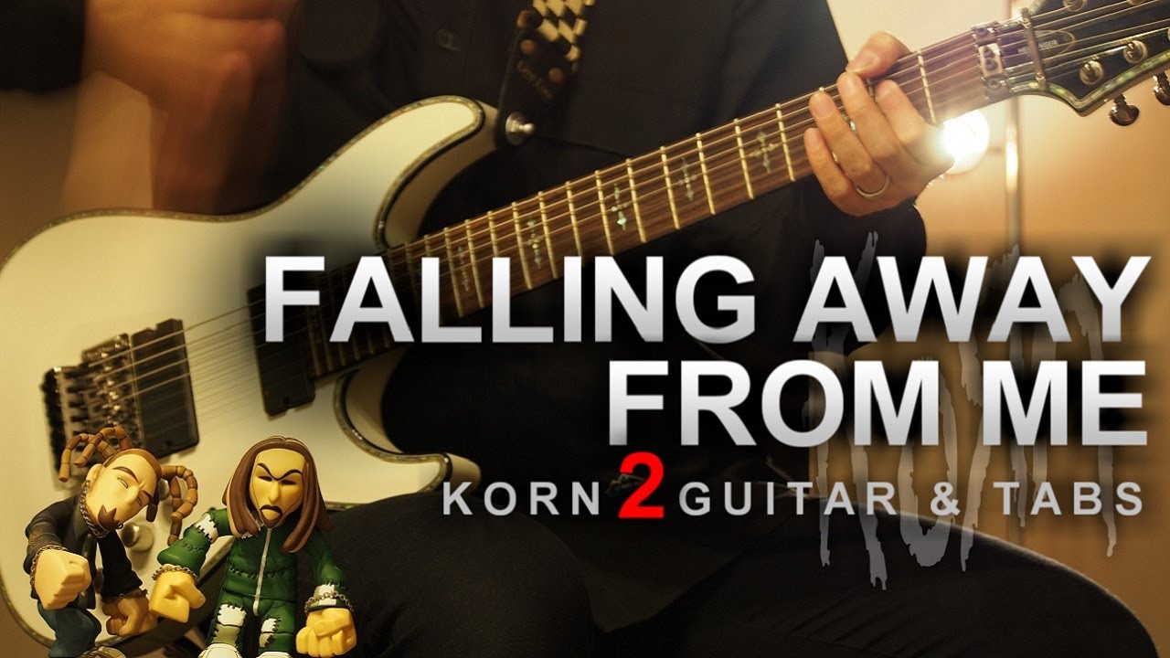 KORN - Falling Away from Me (2 guitar cover + tabs)