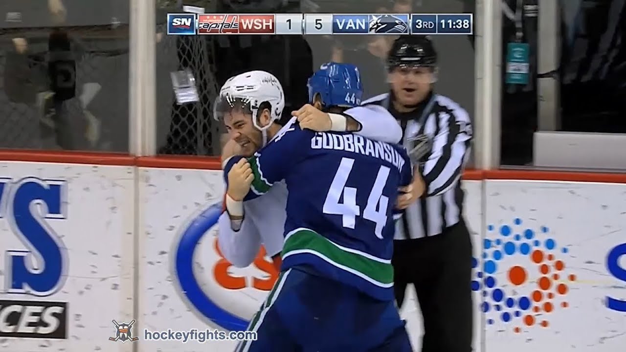 Tom Wilson vs Erik Gudbranson Oct 26, 2017