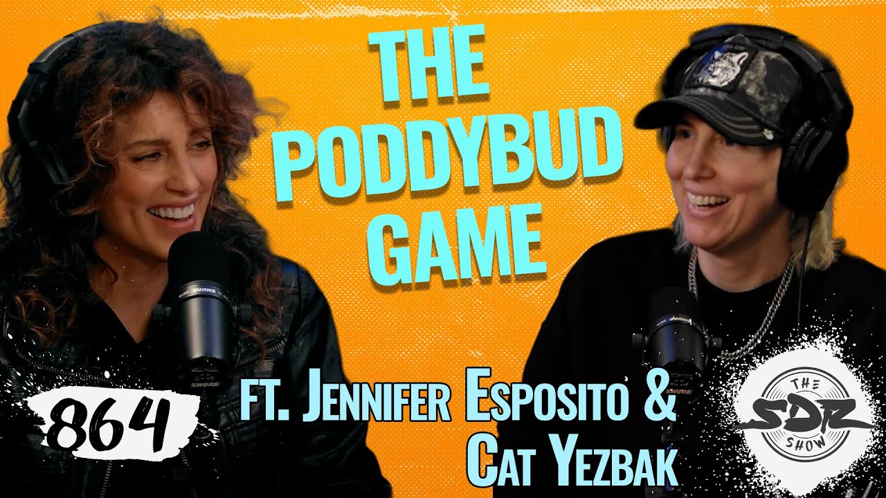 Jennifer Esposito & Cat Yezbak (REBEL[LIOUS] Podcast) play the Poddybud Game & more | SDR Show 863