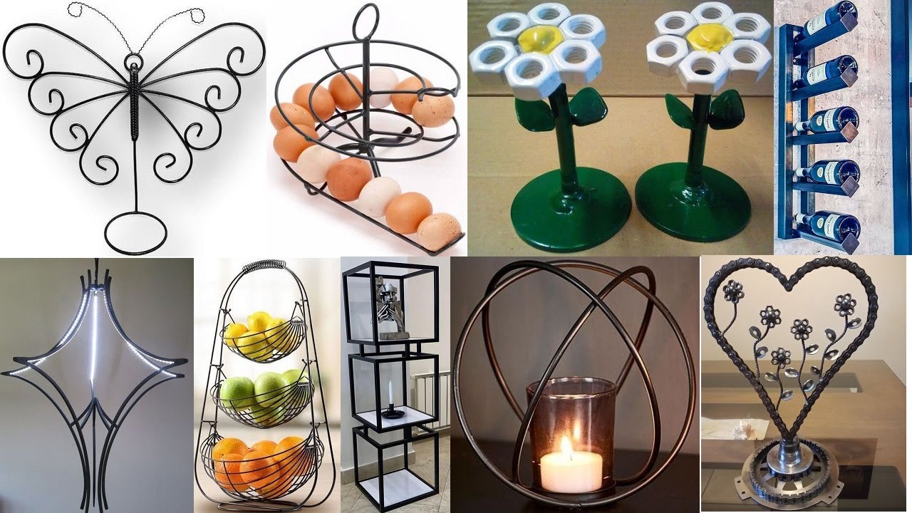 Welded scrap metal craft and scrap metal décor ideas you can do as a beginner welder