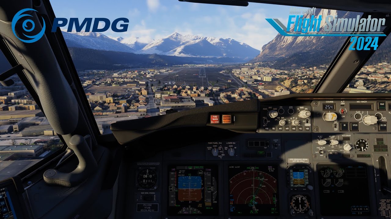 PMDG 737 FOR MSFS 2024! Beautiful Innsbruck Landing