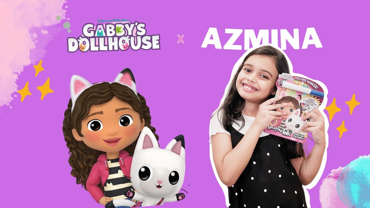 Gabby's Dollhouse Coloring and Activity Book Fun | NonStop Azmina