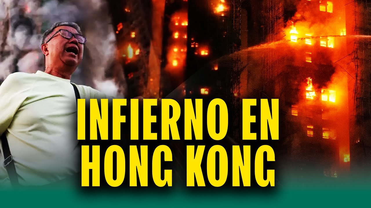 Gigantesco incendio en Hong Kong deja decenas de muertos y heridos