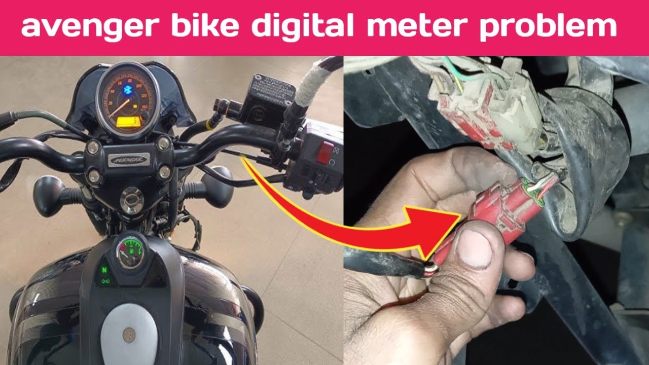 avenger bike digital meter not working // avenger bike speedometer not working