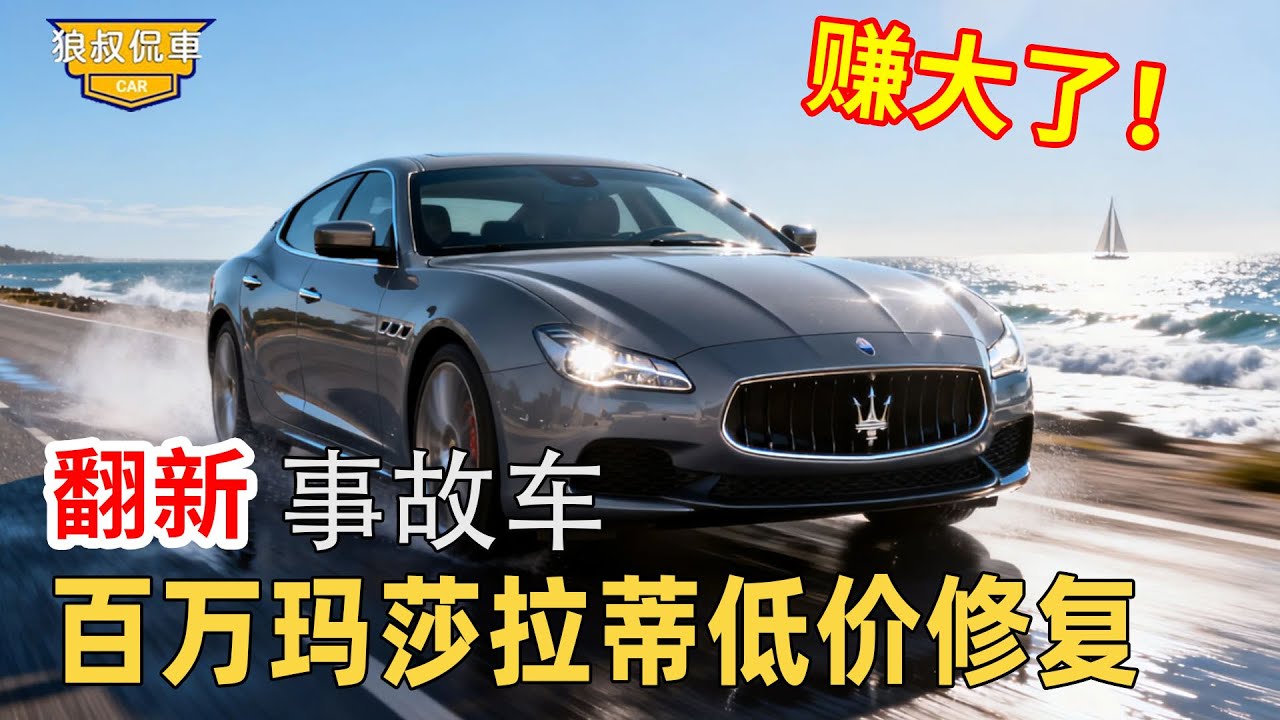【瑪莎拉蒂翻新】撿漏百萬瑪莎拉蒂超級跑車，發動機損壞嚴重修復遇難度，沒想到結局竟然恢復經驗的出廠狀態