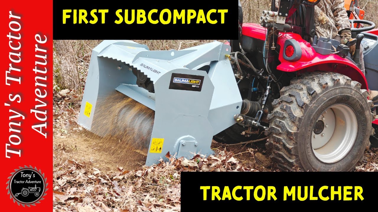 1st Sub Compact Tractor Mulcher Ever - BaumaLight MP330