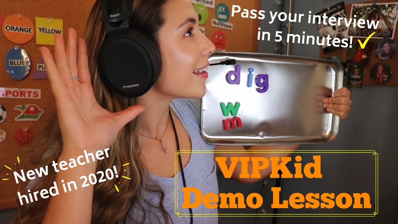 MY VIPKID DEMO LESSON I Pass Your VIPKID DEMO INTERVIEW in 2020 I Payton Green