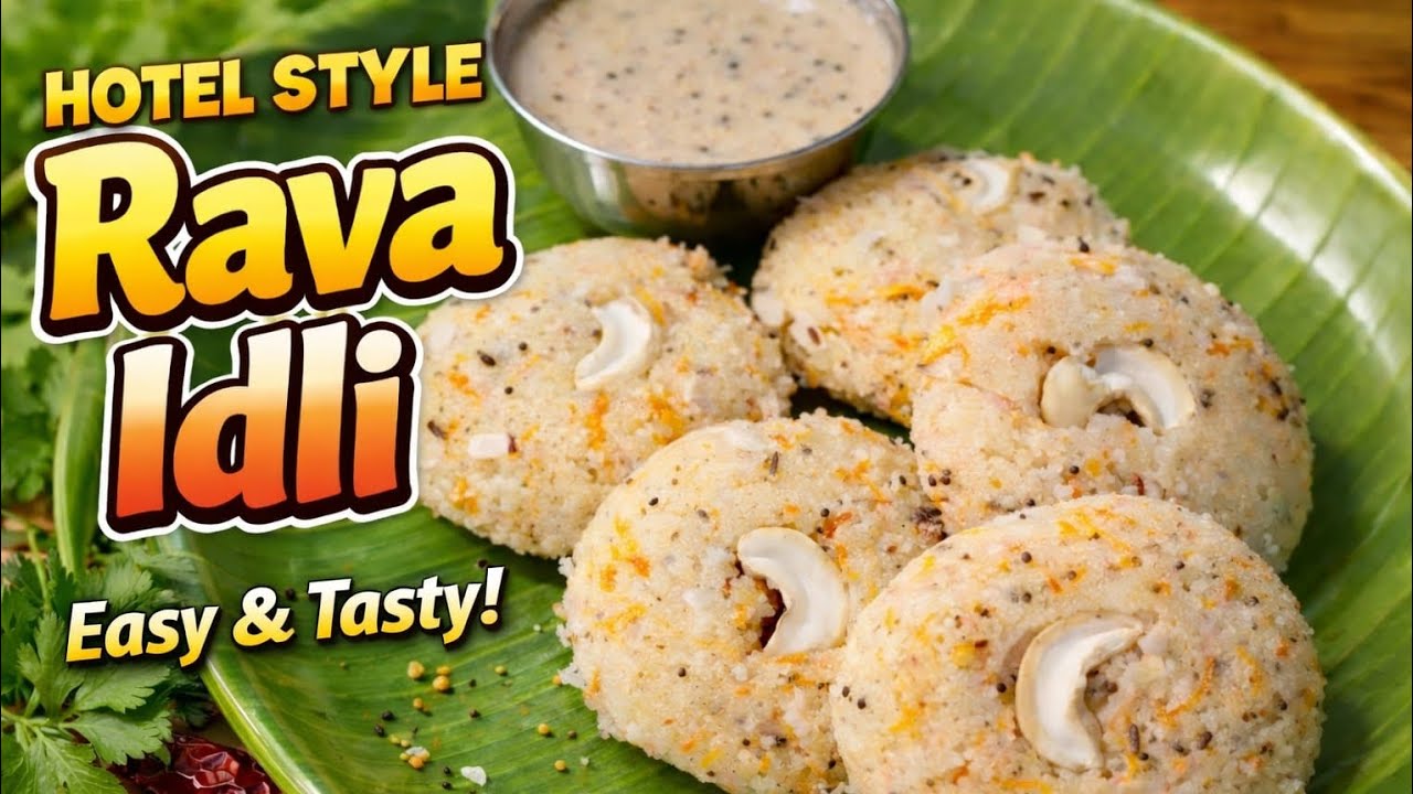 ಹೋಟೆಲ್ ಶೈಲಿಯ ರವಾ ಇಡ್ಲಿ | 100% Hotel Style Rava Idli | Easy and Quick