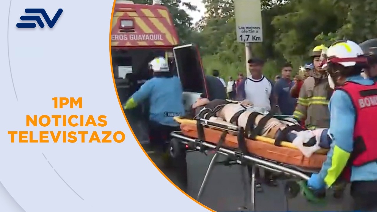Siniestro de tránsito ocurrió en Kilómetro 22 vía a Daule | Televistazo| Ecuavisa
