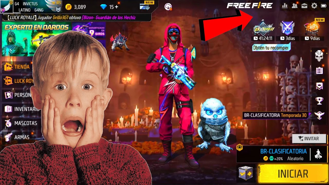 ¡ENTRO A MI CUENTA DESPUES DE MUCHO TIEMPO Y NO VAS A CREER TODO LO QUE TENIA!! FREE FIRE