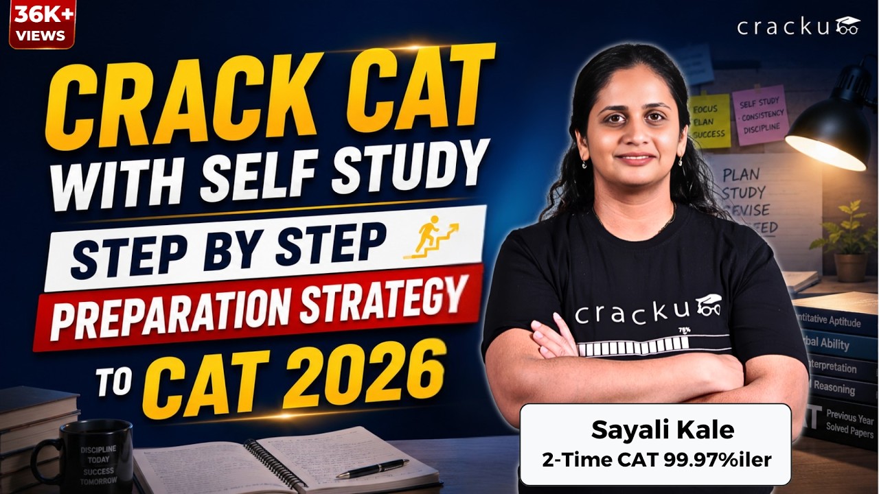 How to prepare for CAT 2026 exam at home without coaching | CAT Self Preparation Strategy