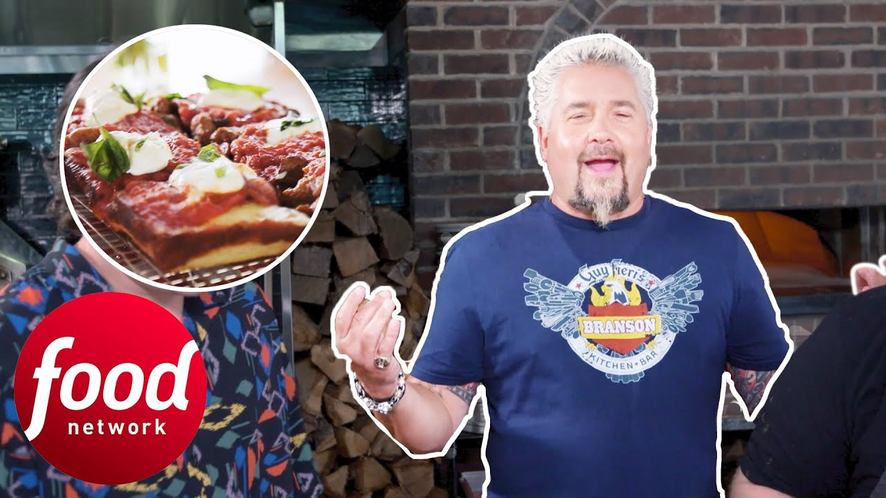 Guy Fieri Can’t Believe How AMAZING This Motor City Pizza Is | Diners, Drive-Ins & Dives