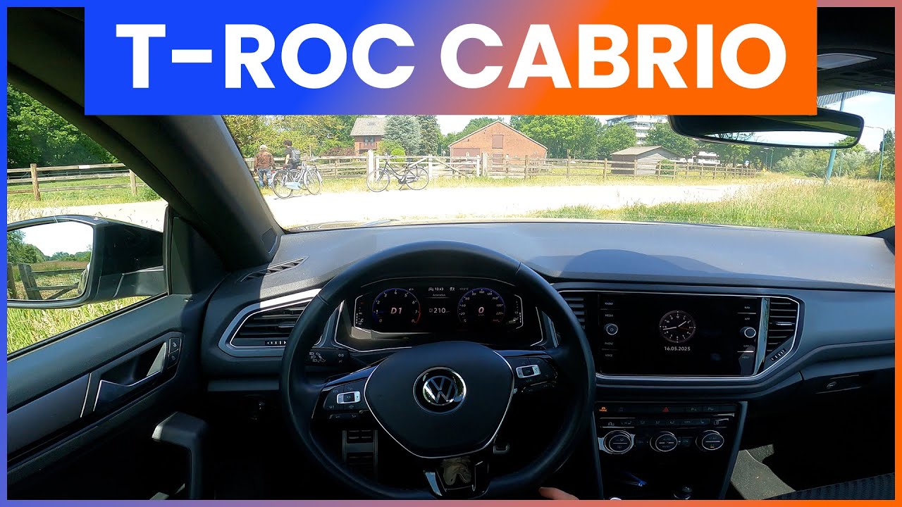 Volkswagen T-ROC Cabrio POV - Silent Walk Around & Day Test Drive