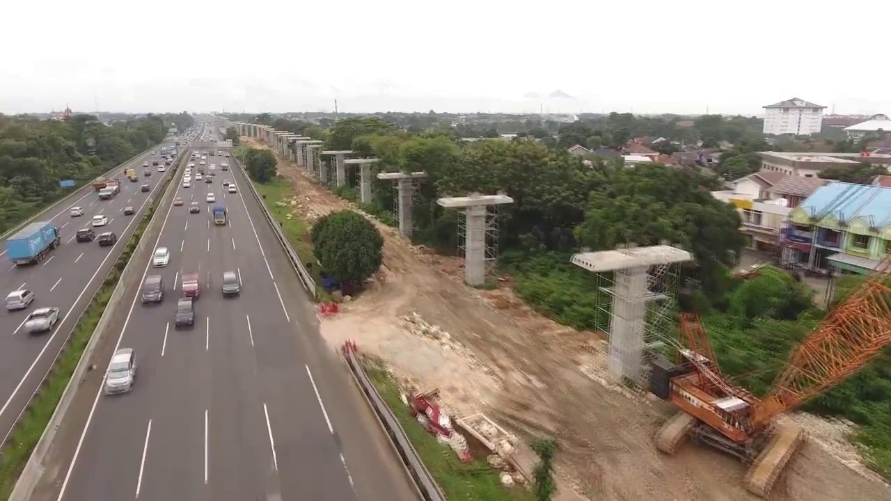 Light Rail Transit (LRT) Jabodebek Progress up to November 2016