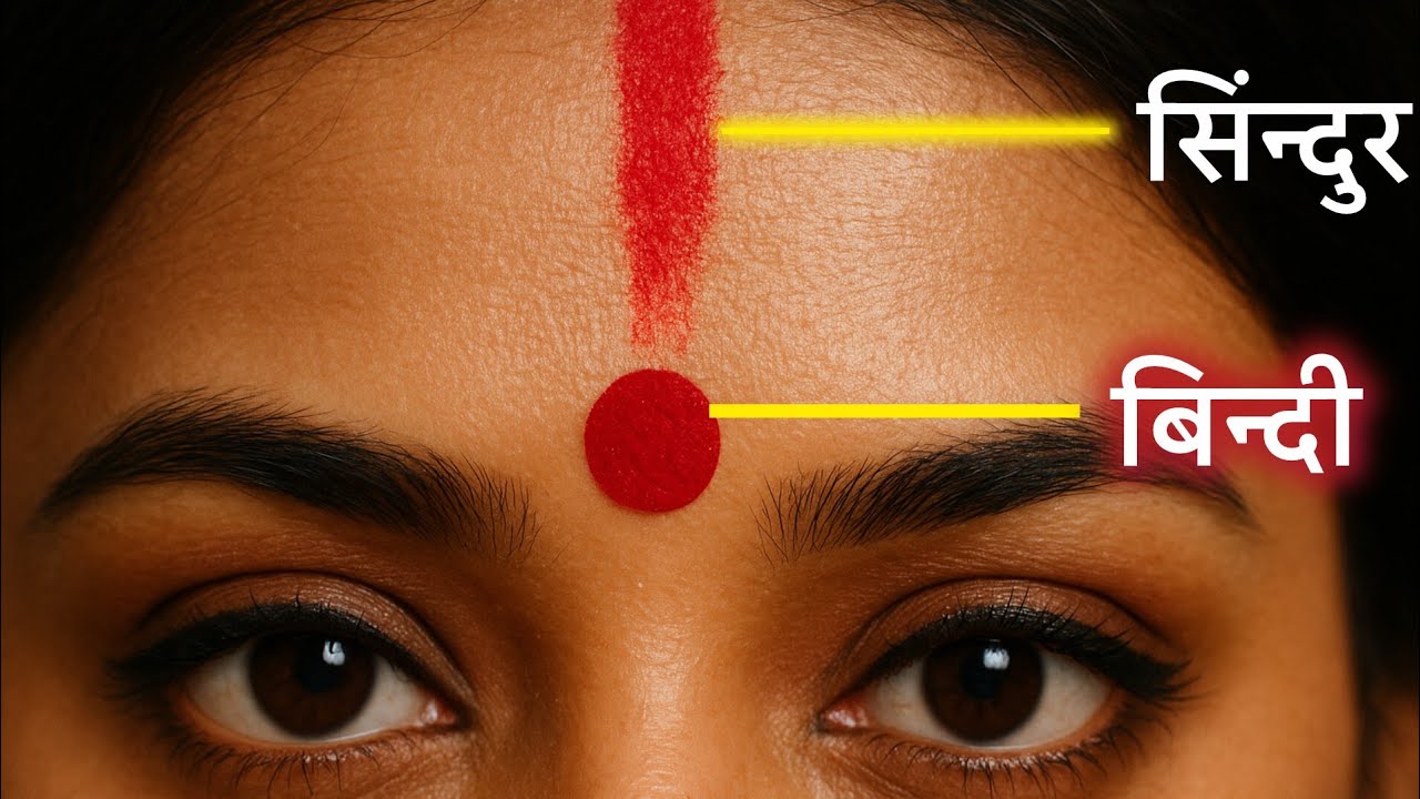 सिंदूर और बिंदी का असली रहस्य! | Scientific & Spiritual Benefits of Sindoor Bindi#vedio 