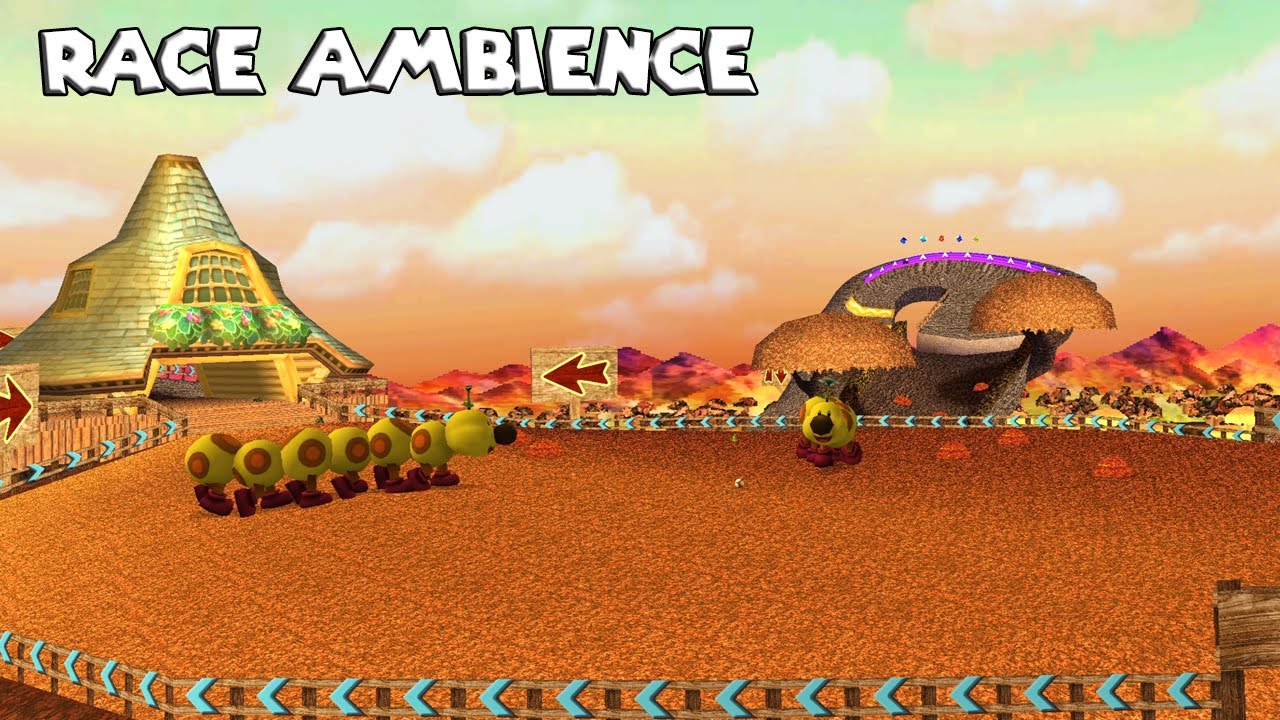 Maple Treeway Ambience | Mario Kart Wii | Live Wallpaper | Race sounds ASMR | No music [1 hour]
