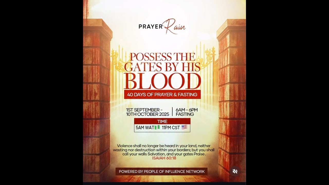 SEPTEMBER 2025 PRAYER RAIN || DAY 1 || BONES || Apostle Isi Igenegba