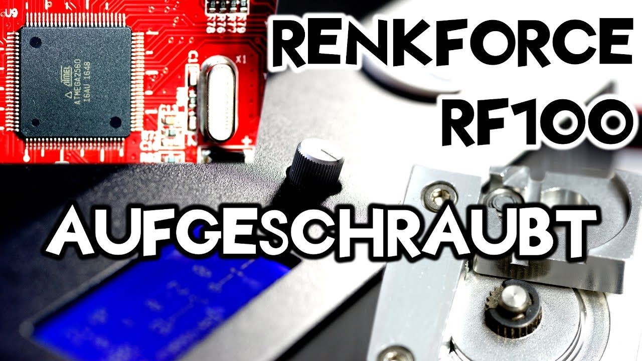 🛒 Conrad Renkforce RF100 #2 Aufgeschraubt🔌Innenleben eines 3D-Druckers