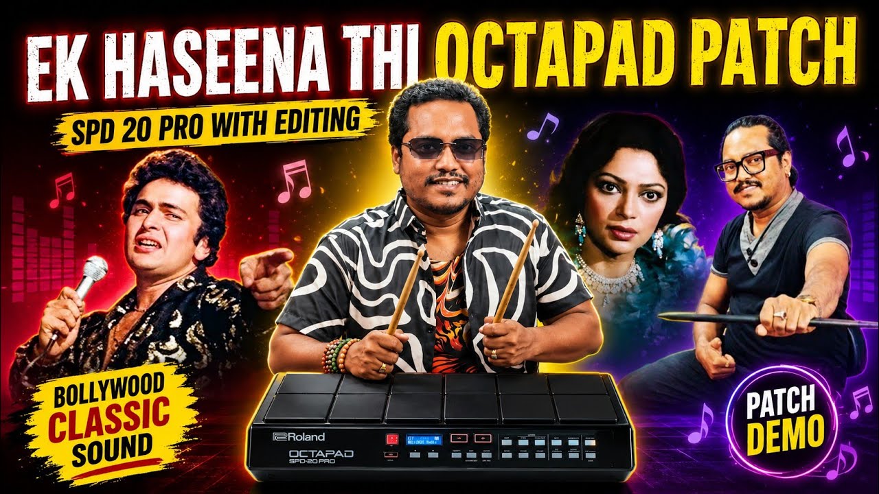 Ek Haseena Thi Octapad Patch Spd 20 pro With Editing || Bubai Das Octapad Guru || Radhey Radhey 😘🙏
