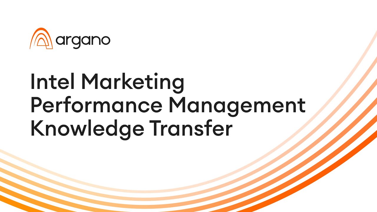Intel Marketing Performance Management Knowledge Transfer Video