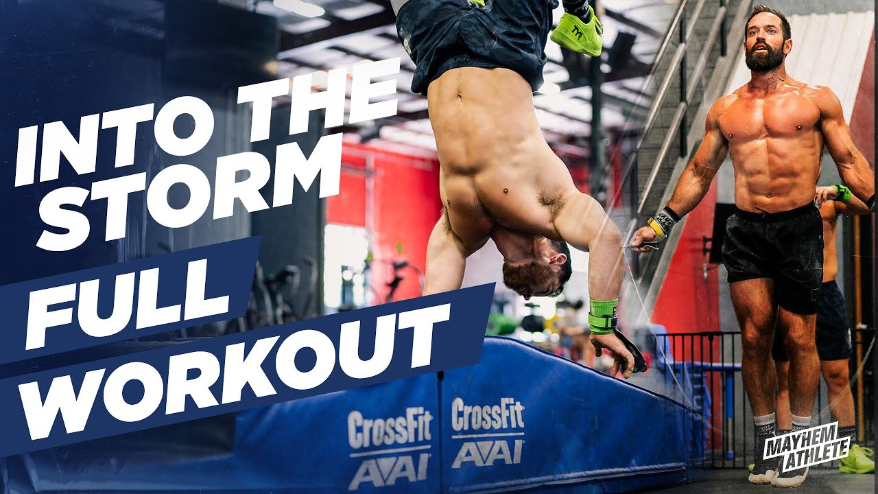Rich Froning | Austin Hatfield Full CrossFit Workout // Mayhem Athlete NEW Cycle INTO THE STORM