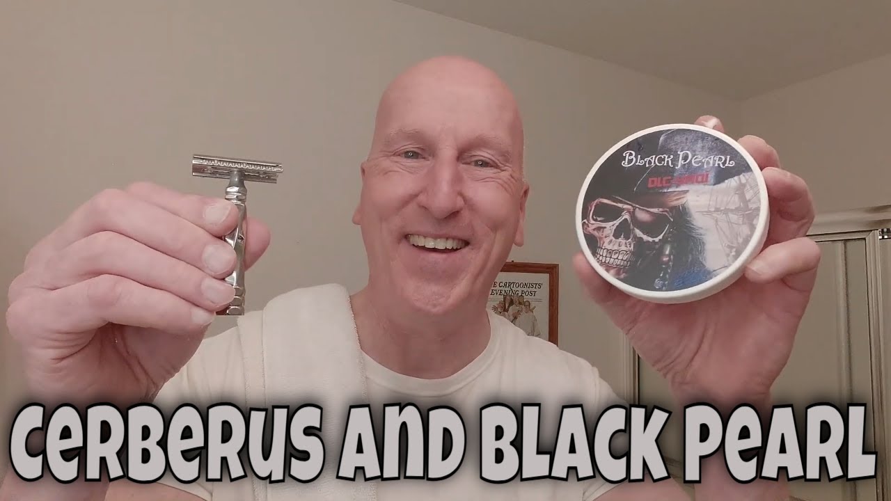 It's An All Yaqi Shave with the Cerberus Stainless Steel Safety Razor and Black Pearl Shave Soap