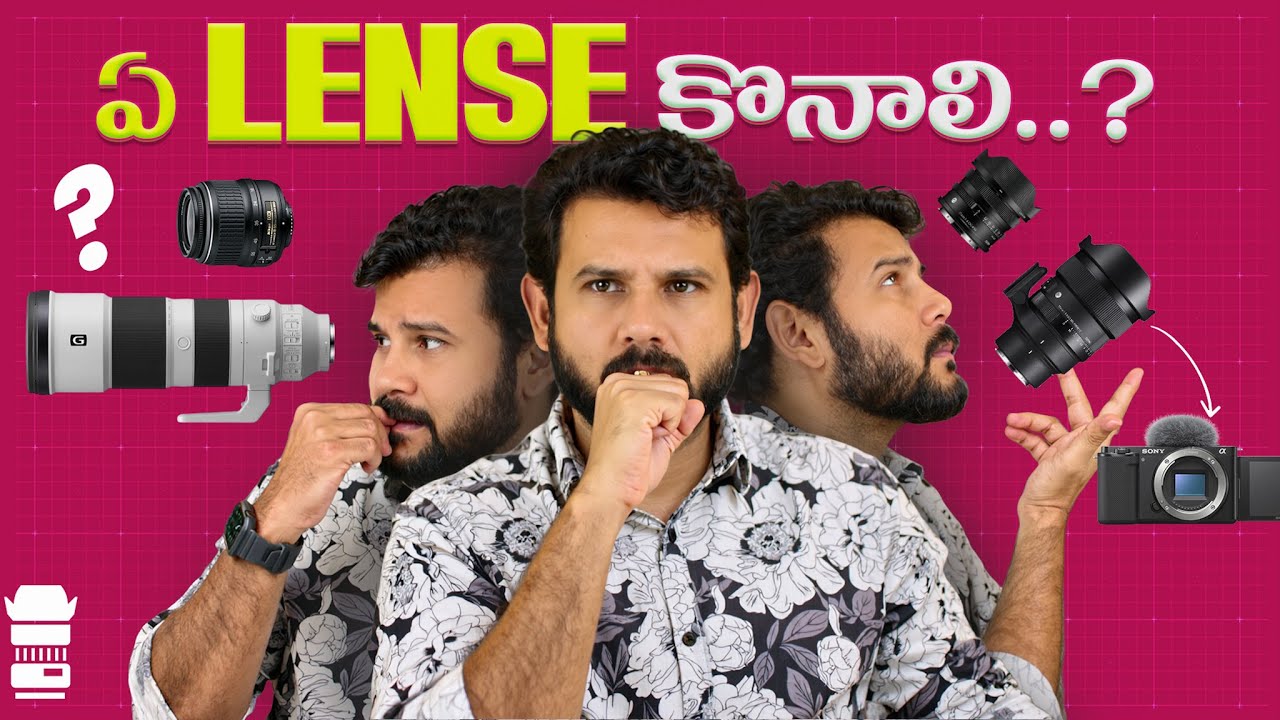 Best Lenses for Sony Cameras telugu | lenses buying guide #kmcreativezone #KM #kishoremaarisetty