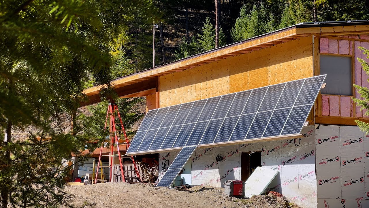 How off-grid prepper powers his home & greenhouse