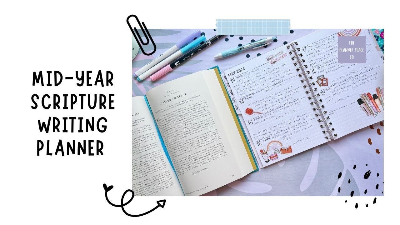 Mid-Year Scripture Writing Planner Flip + Devo