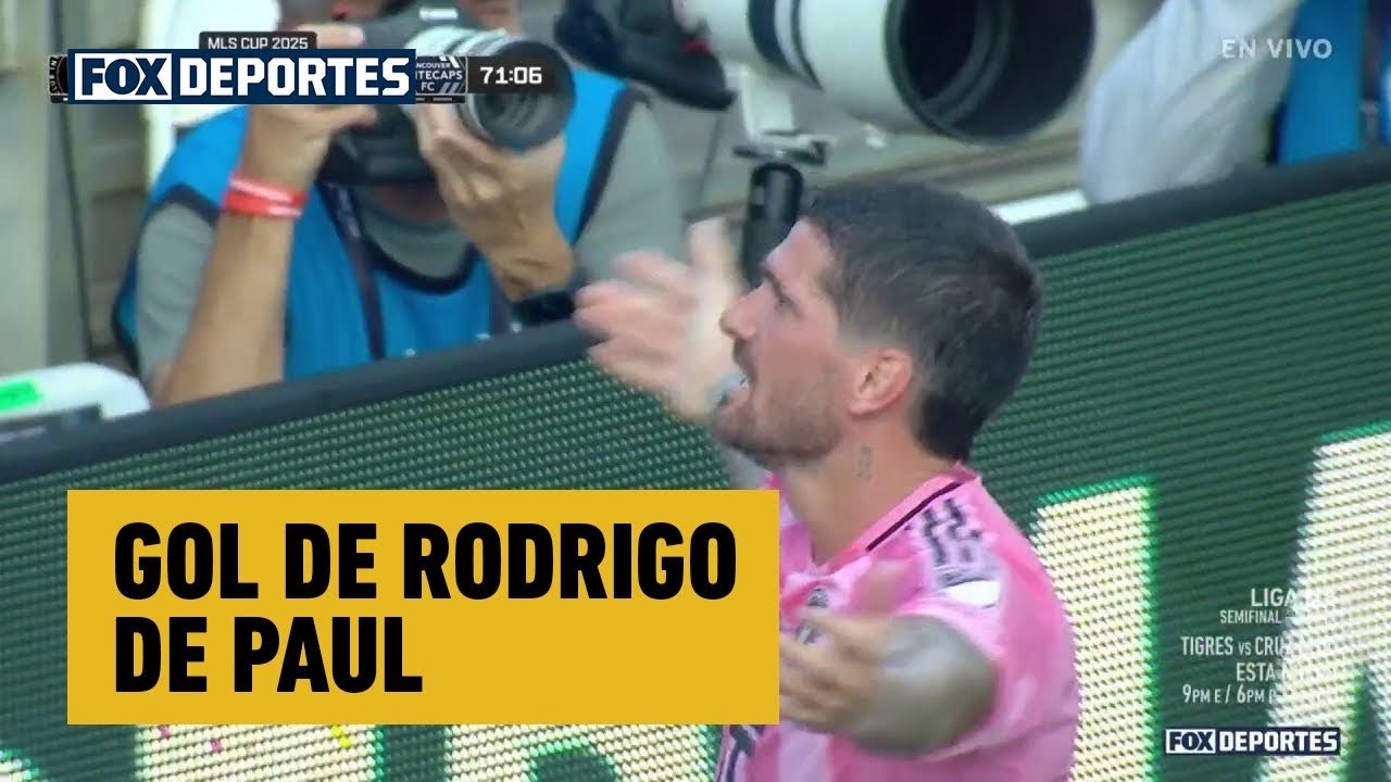 🥳 GOL DE RODRIGO DE PAUL | Inter Miami CF 2-1 Vancouver Whitecap | MLS Cup 2025