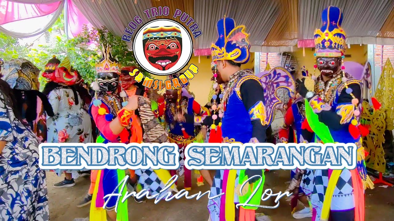 Dalang Lucu BENDRONG SEMARANGAN | Reog Trio Putra Samsi Group Live Desa Arahan Lor  Indramayu