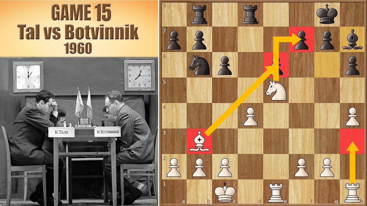 Who Needs Queens to Attack? | Tal vs Botvinnik 1960. | Game 15