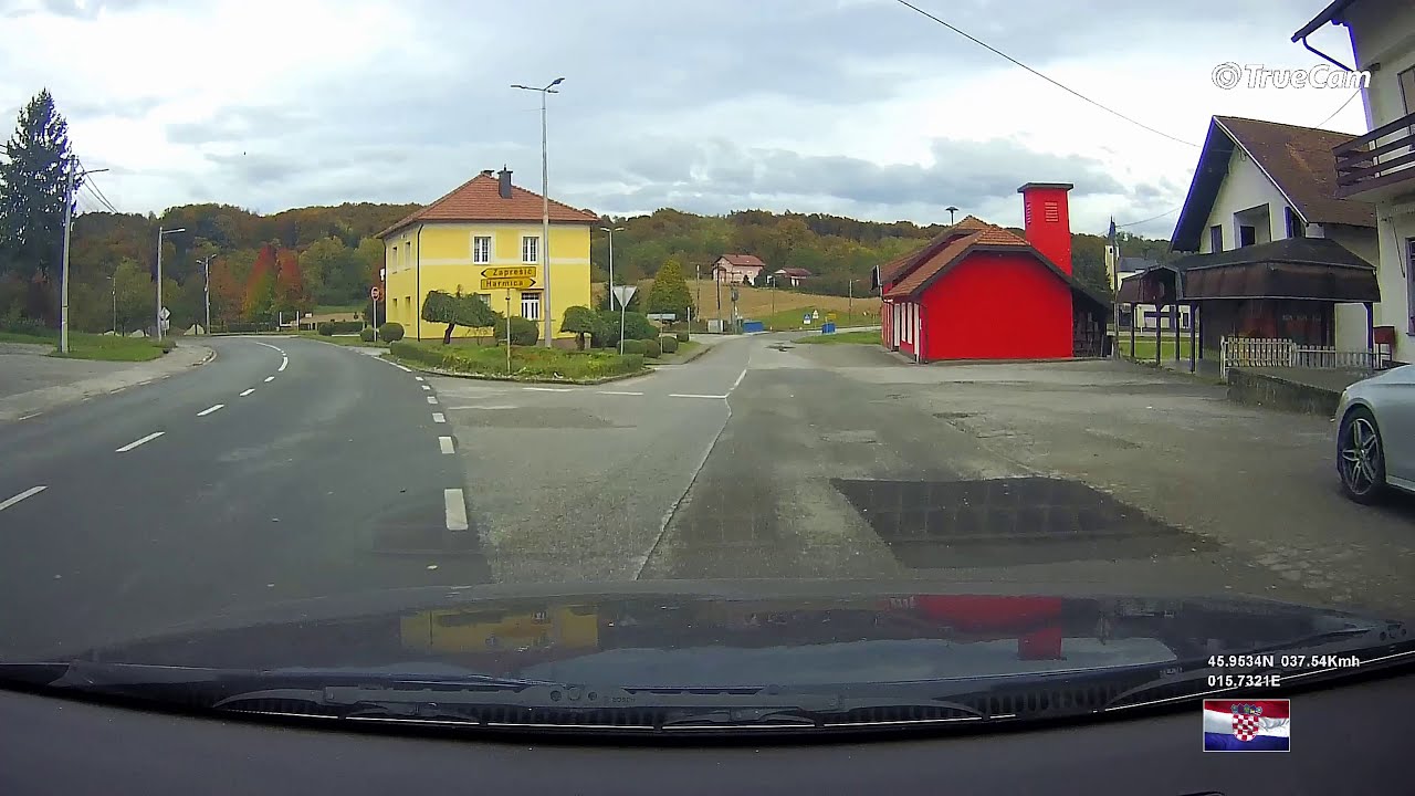 Zagorje - Croatia : Driving from Dubravica 🚙 to Kraj Donji through Rozga & Kraj Gornji Dubravički