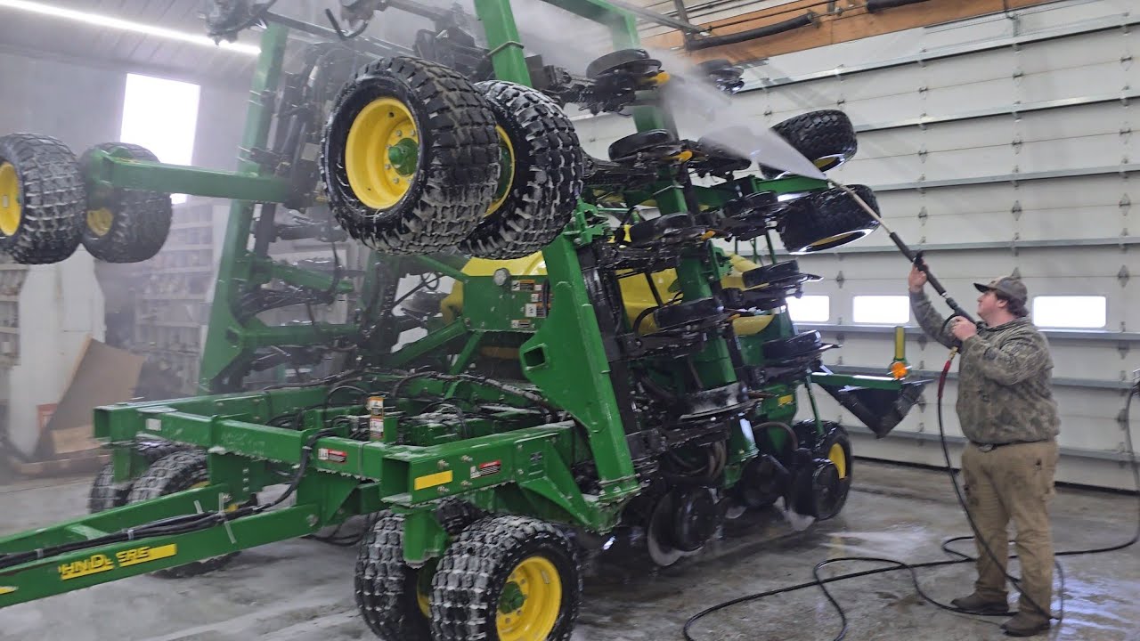 Cleaning the Air Seeder