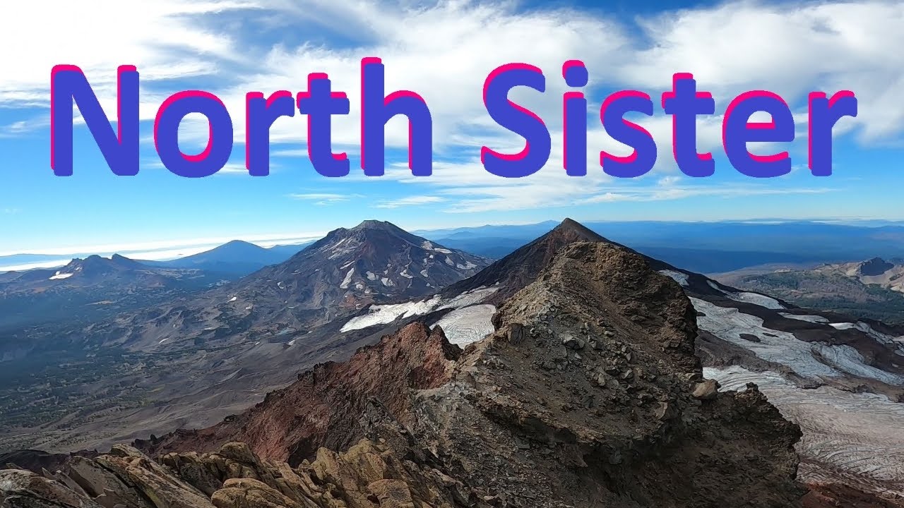 Climbing North Sister Volcano - Solo Summit