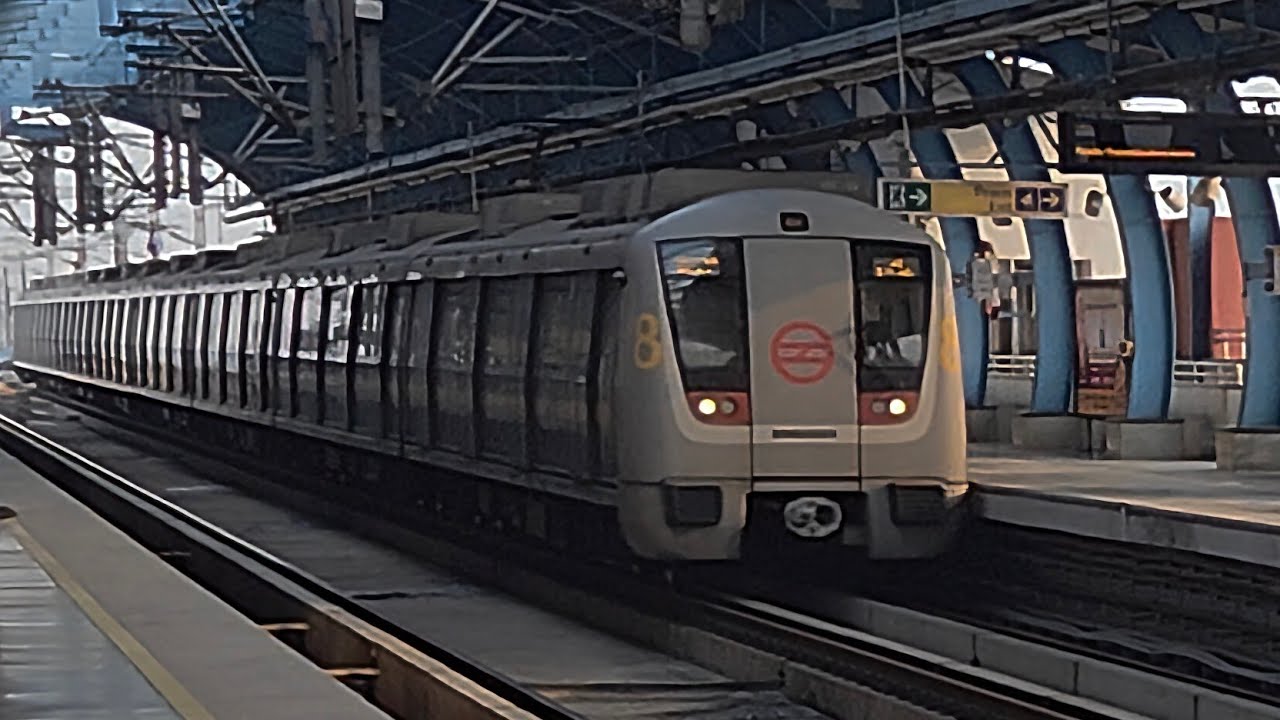 Entire Journey From Samaypur Badli To Azadpur | Yellow Line Delhi Metro