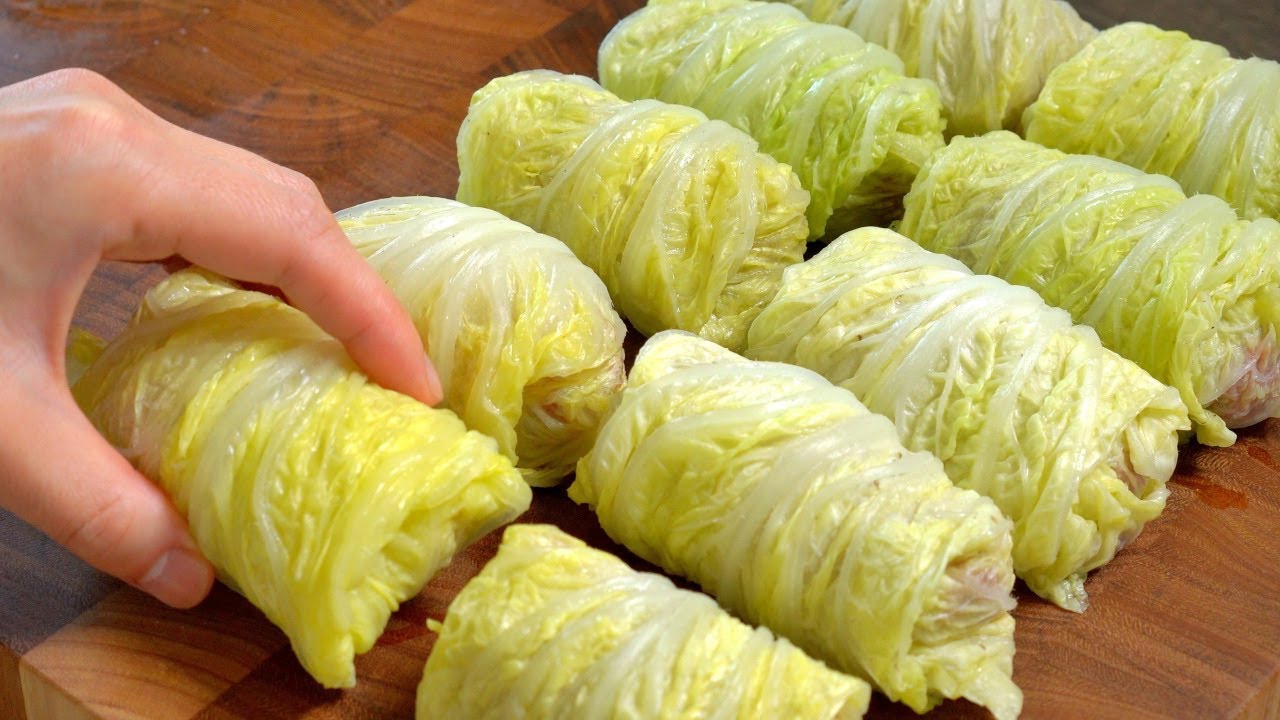 식사가 해결되는 배추말이 레시피! 온가족이 함께즐기는 고오급진 맛!! 손님 초대용으로도 딱좋아요~!!