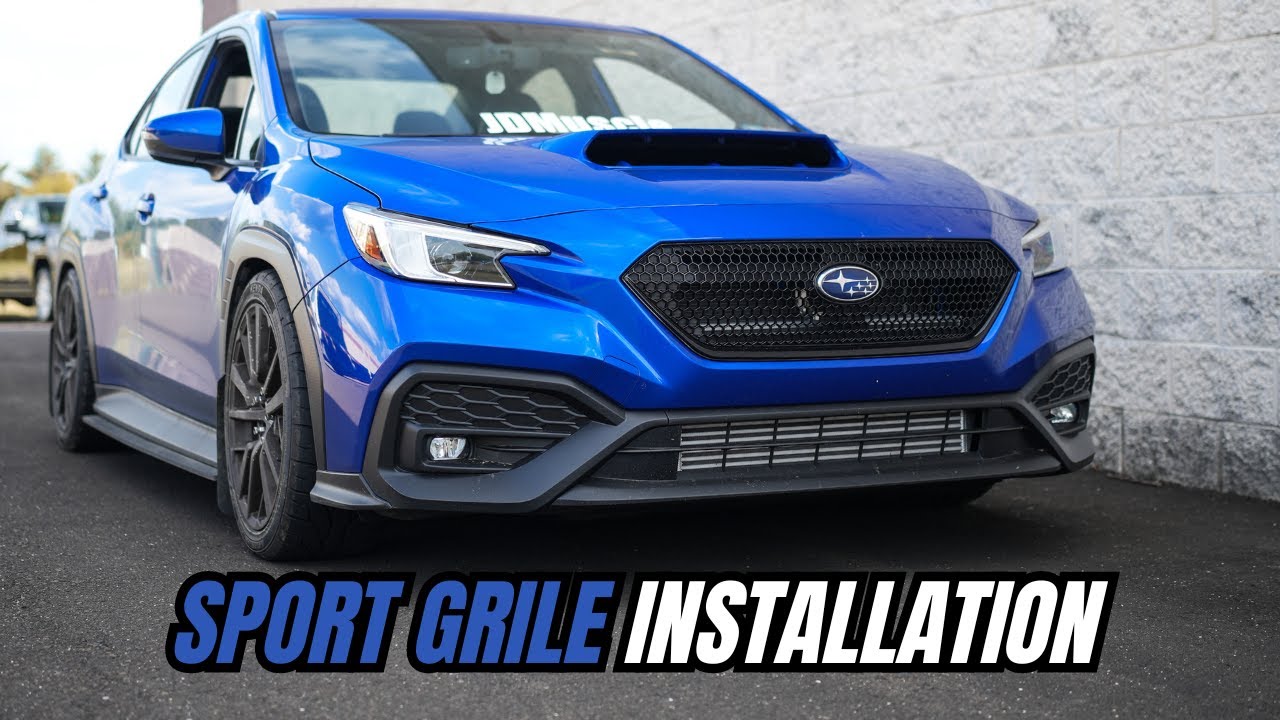 JDMuscle OEM Style Sport Grille Installation | 2022-2024 Subaru WRX